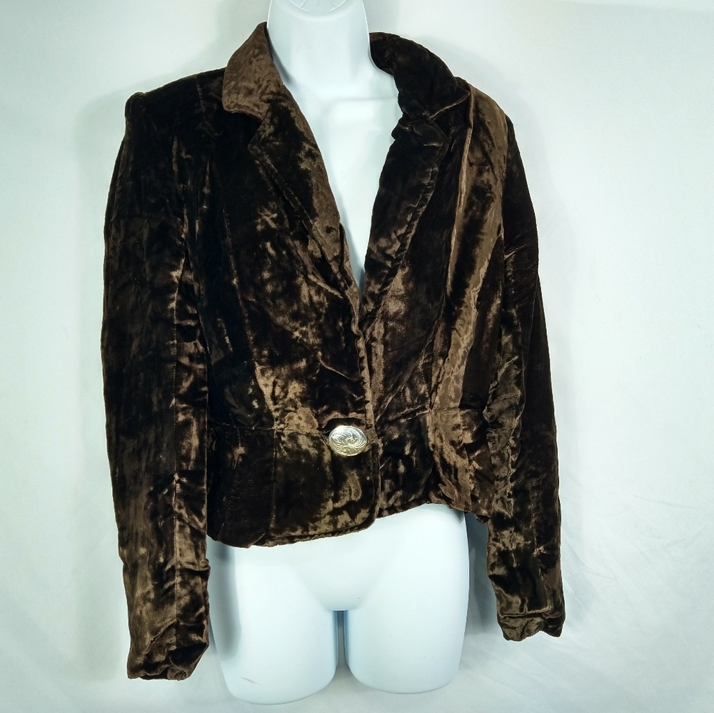 Women's Gordon James Velour Blazer Size Medium